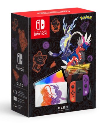 Nintendo Switch Oled   Pokémon Scarlet   Violet Edition Nintendo Switch Spil Geekd Dk
