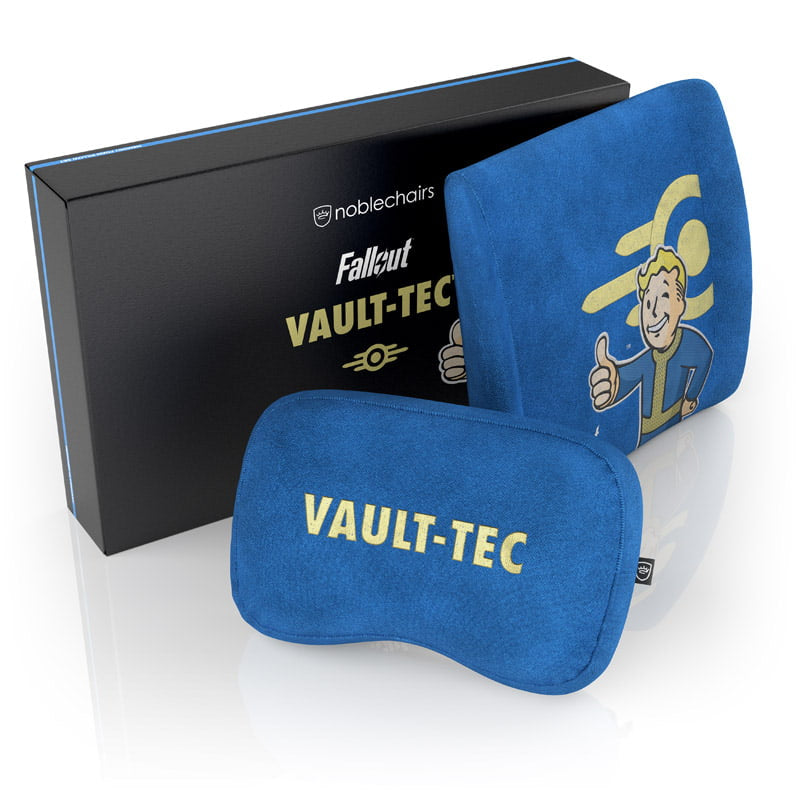 Noblechairs Memory Foam Pudesæt Til Gamingstol Fallout Vault Tec Edition Puder Geekd Dk