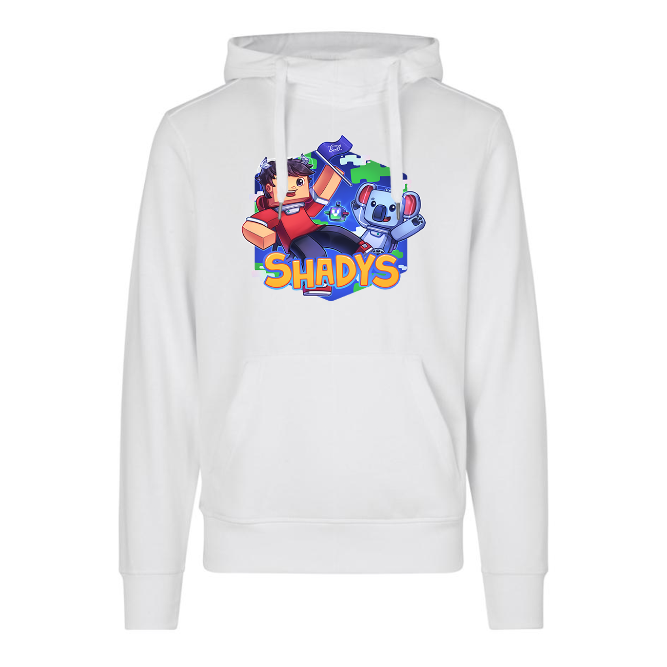 Shadys Koala Hoodie Hvid    -