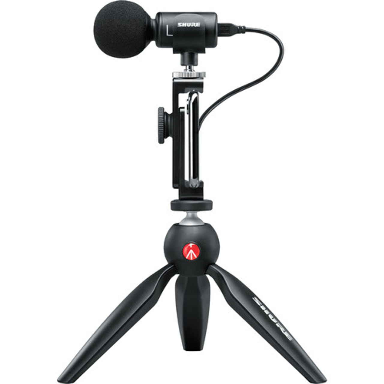 Shure Motiv Mv88 Mikrofon Kabling -37dbv Pascal Stereo  Mellemste Side  Tovejs Stereo Kardioide Sort Geekd Dk