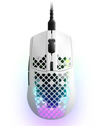 Steelseries Aerox   Gaming Mus Snow