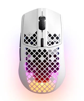 Steelseries Aerox   Trådløs Gaming Mus Snow