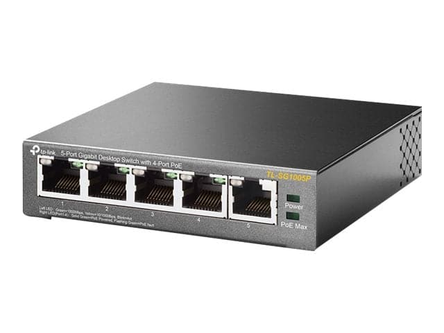 Tp-link Tl-sg1005p Switch  -porte Gigabit Poe Geekd Dk