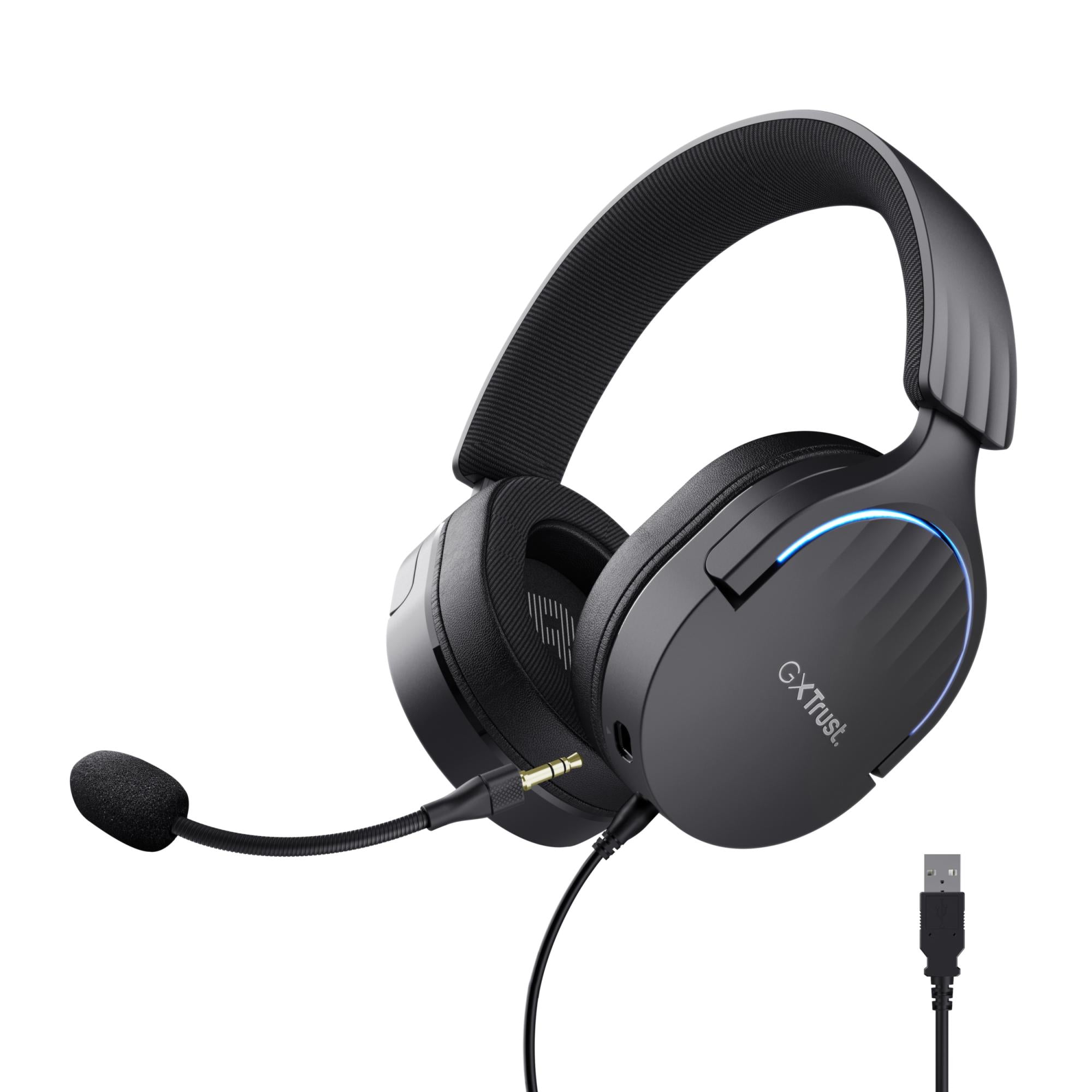 Trust Gxt490 Fayzo     Usb Headset Sort Geekd Dk