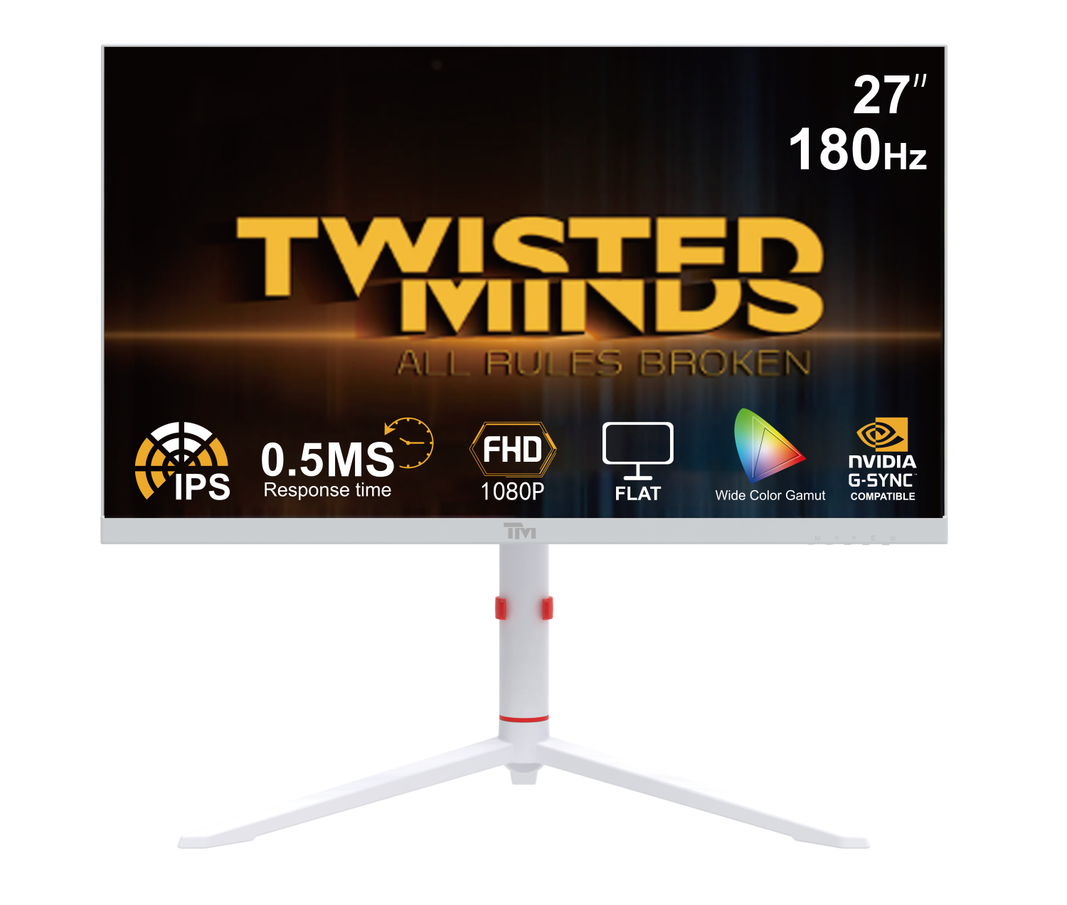 Twisted Minds Artic Pro Series 27 Quot  Fhd 180hz White