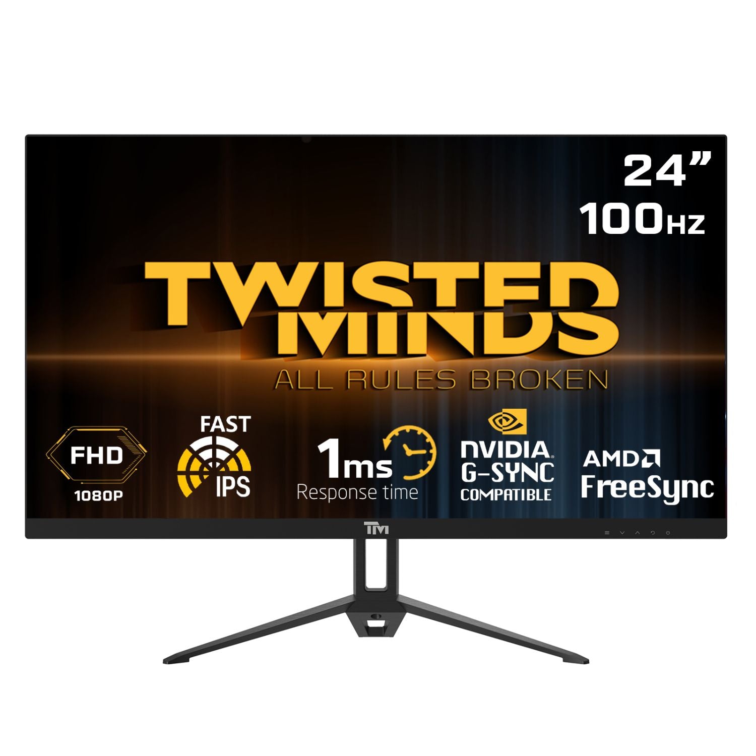 Twisted Minds Flat Gaming Monitor 24 Quot  Fhd 100hz