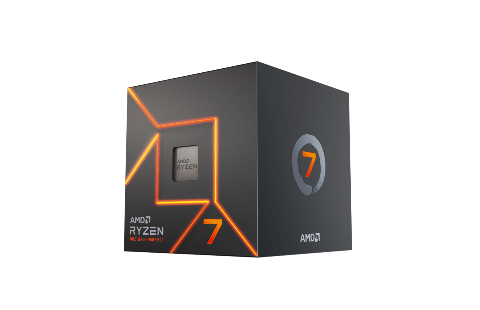 Amd Ryzen 7700 Ghz 40mb Am5 65w Wraith Prism Cooler