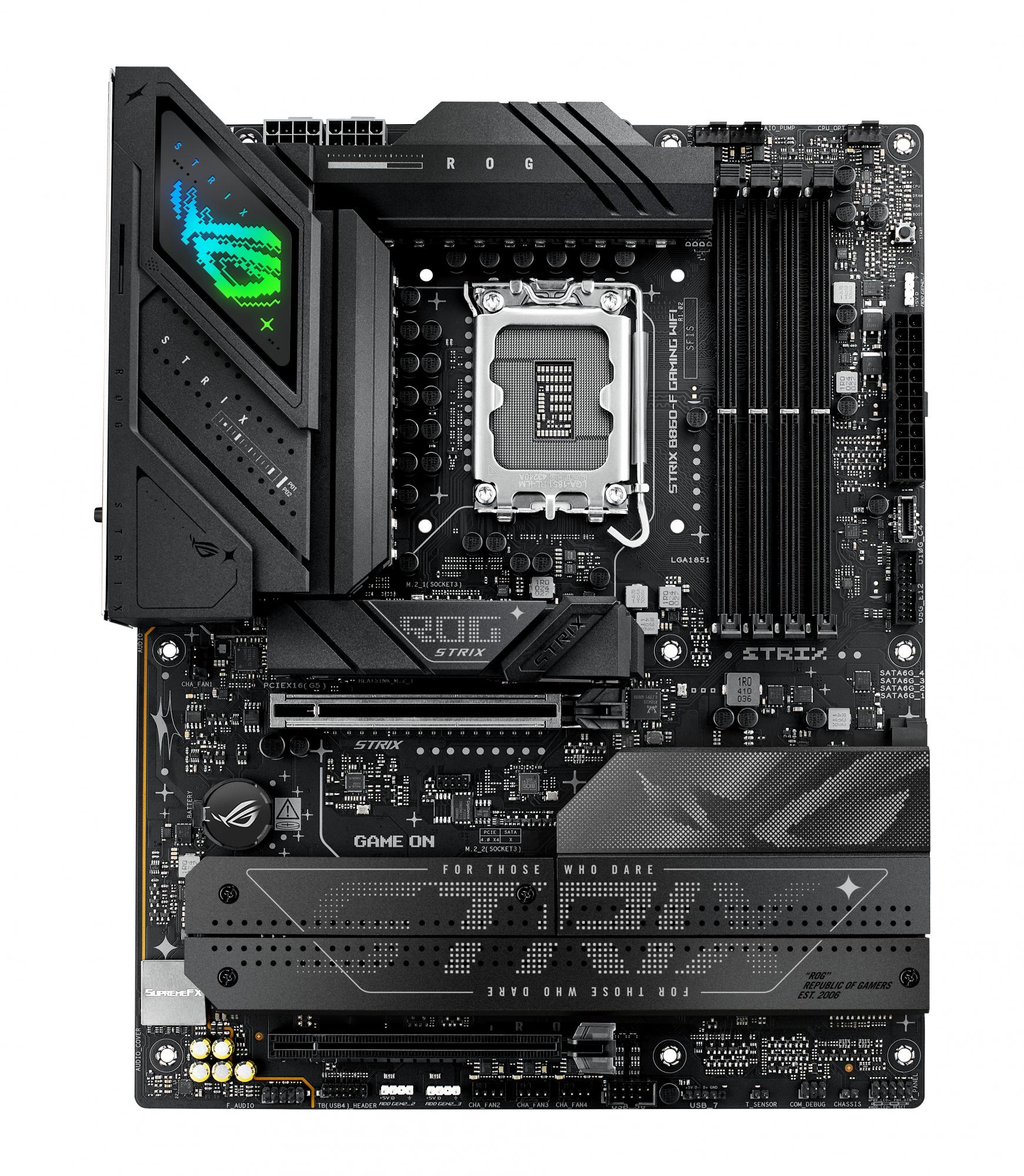 Asus Rog Strix B860- Gaming Wifi Atx B860 Lga 1851 Ddr5 Bundkort Geekd Dk