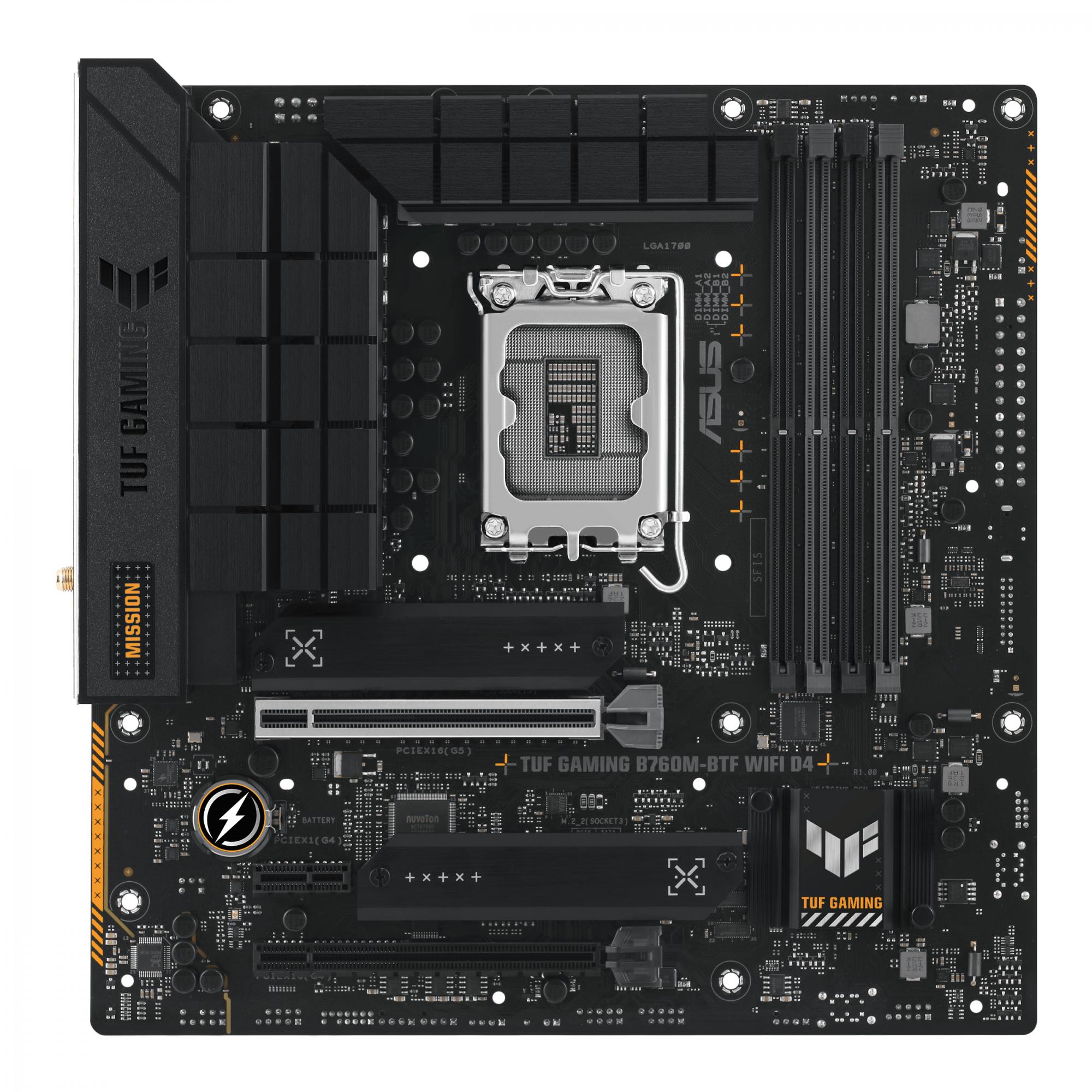 Asus Tuf Gaming B760m-btf Wifi D4 Matx B760 Lga 1700 Ddr4 Bundkort Geekd Dk
