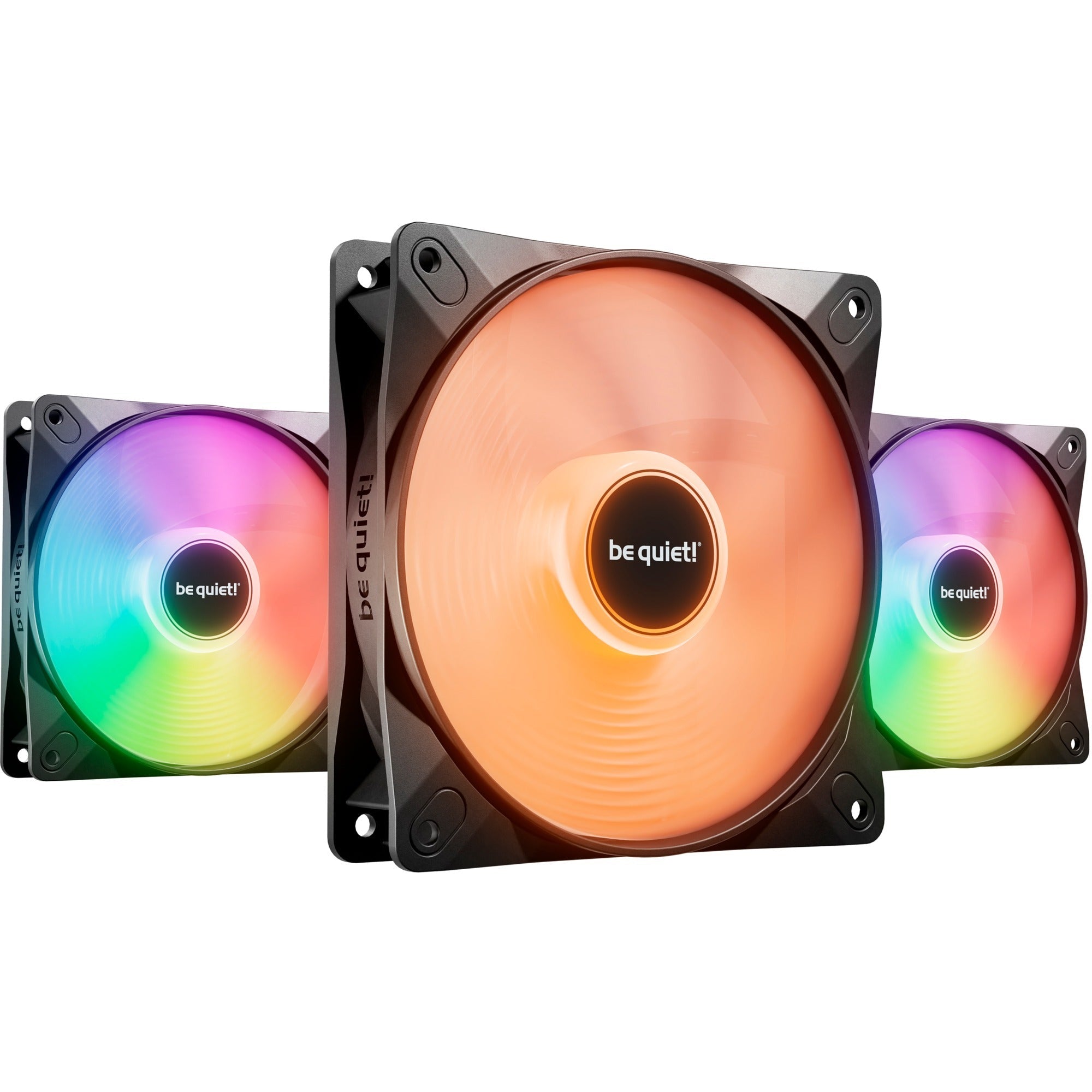 Be Quiet Light Wings Lx Pwm High-speed 120 Mm Triple Pack Case Fan Black Pack Of