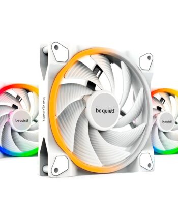 Be Quiet  Light Wings White 120mm Pwm High-speed Triple Pack  Case Fan  White  Pack Of    Incl  Argb Hub