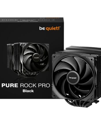 Be Quiet Pure Rock Pro   Black  Black  120 Mm  Cpu Køler Geekd Dk