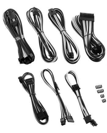 Cablemod  -series Pro Modmesh 12vhpwr Cable Kit For Corsair Rm  Rmi  Rmx  Black Label  Black White Kabelforlænger Geekd Dk