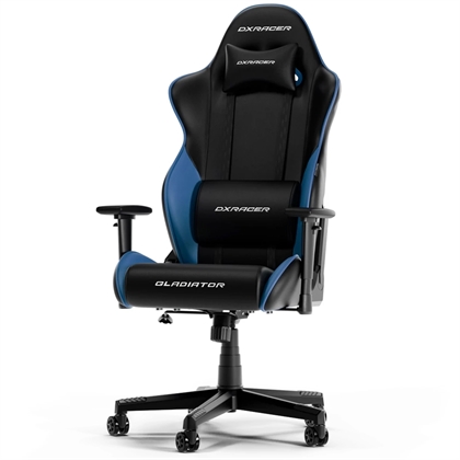 Dxracer Gladiator   Gamerstol Pvc Læder Sort Blå