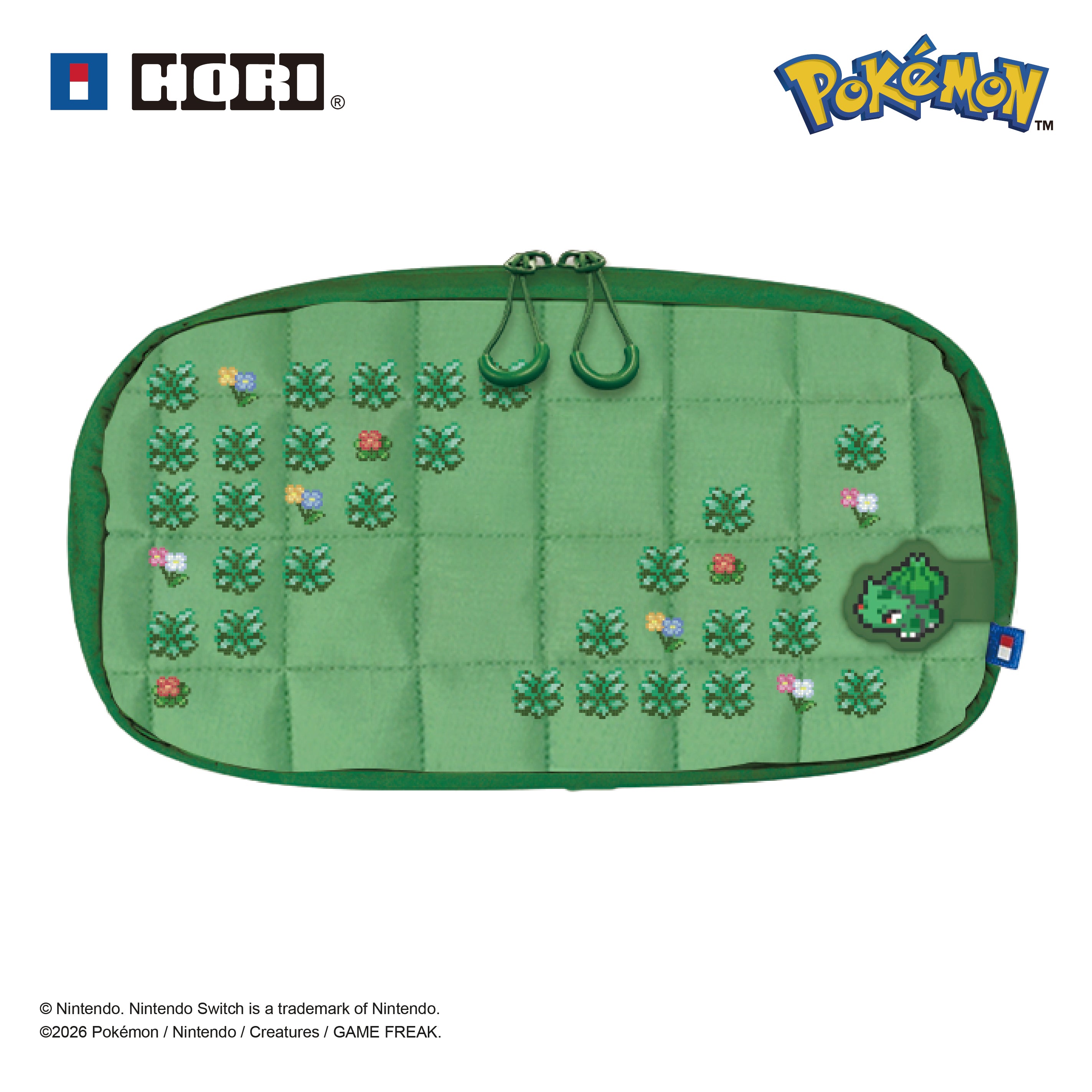 Hori Nsx-192e Pokémon Lommeetui Til Nintendo Switch   Sort Grøn Cover Geekd Dk