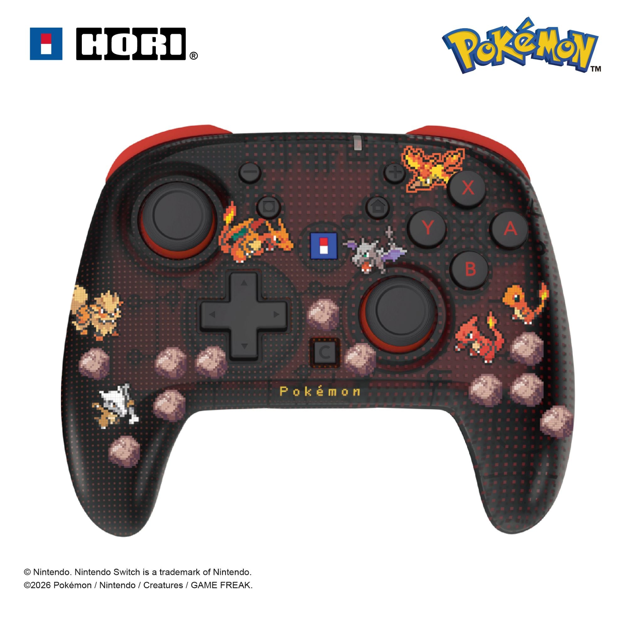 Hori Nsx-198e Trådløs Controller Rød Sort Geekd Dk