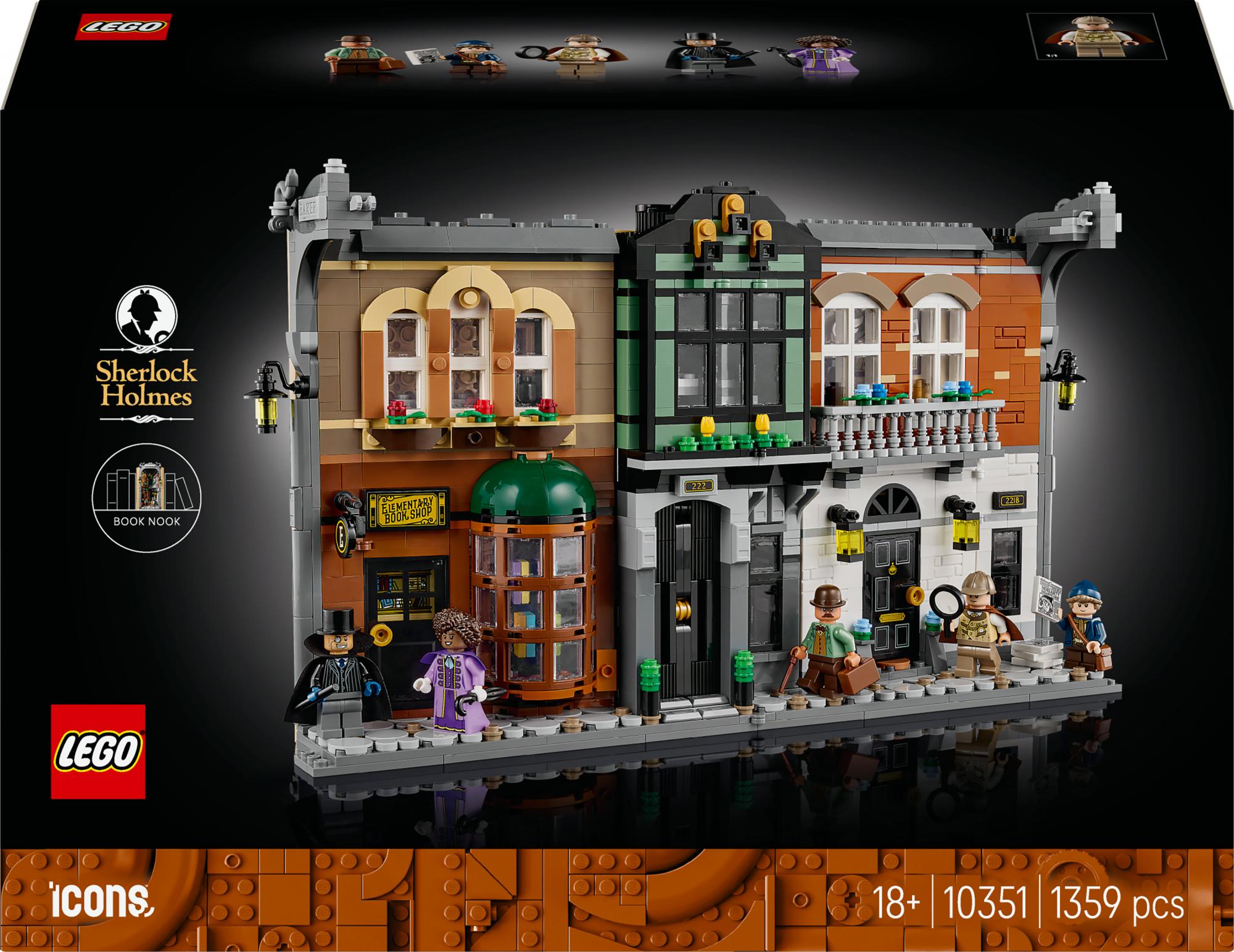 Lego Icons   Sherlock Holmes: Book Nook Geekd Dk