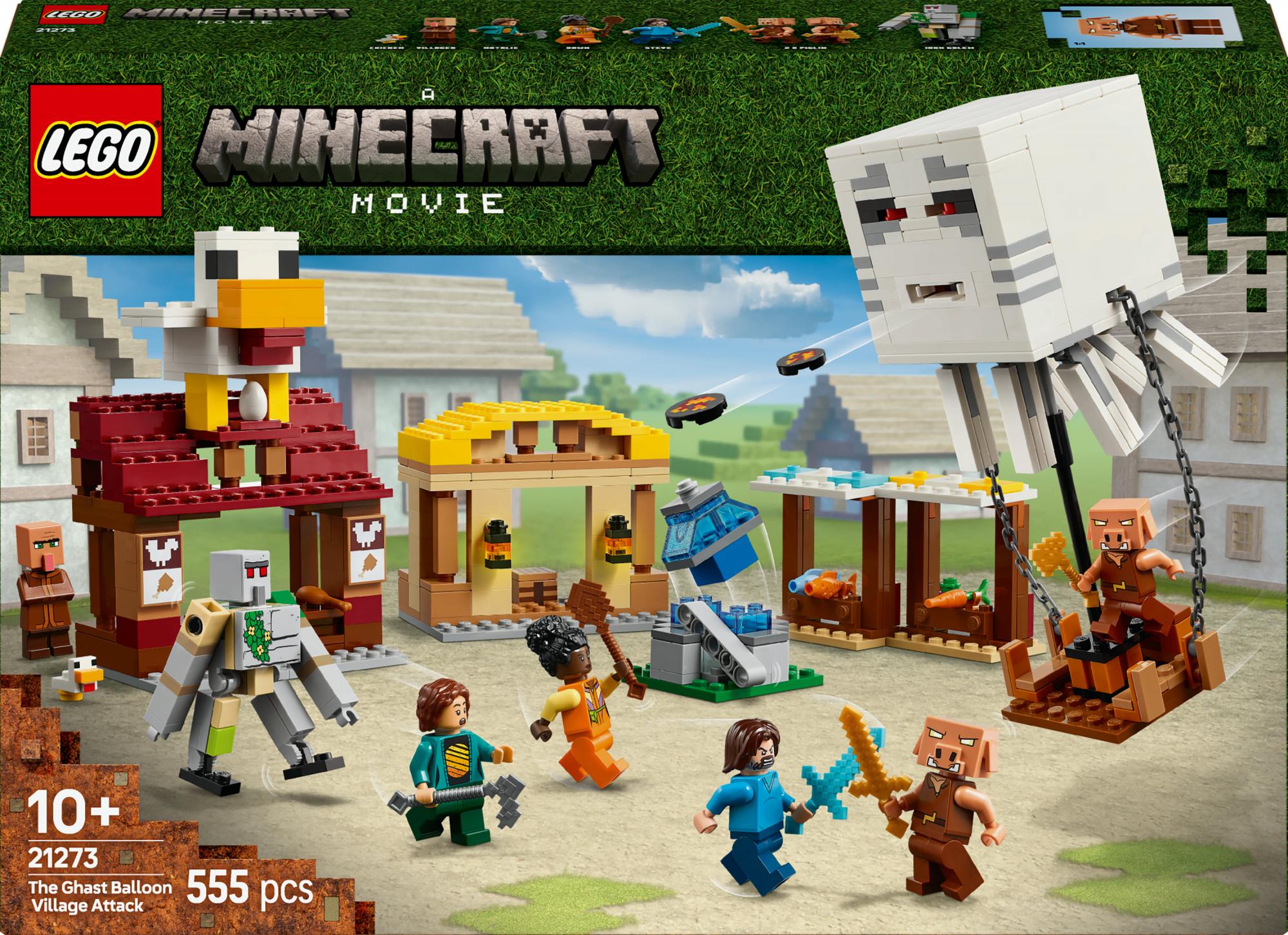 Lego Minecraft The Ghast Balloon Village Attack  21273