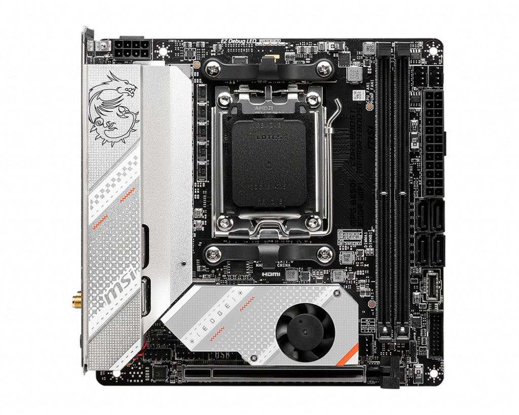 Msi Mpg B650i Edge Wifi Mini Itx Am5 Amd B650