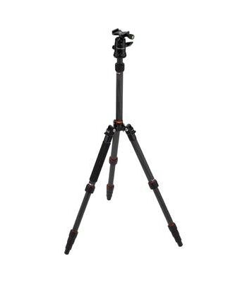 Rollei Kompact Rejsemodel No    Carbon Sort Kamerastativ Geekd Dk