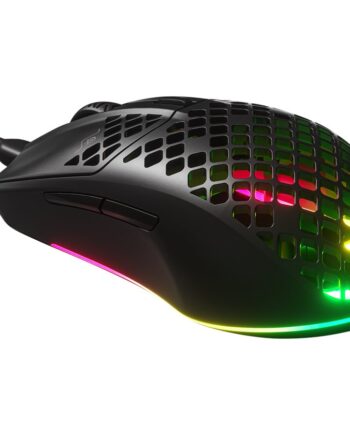 Steelseries Aerox   2022 Edition Optisk Kabling Sort