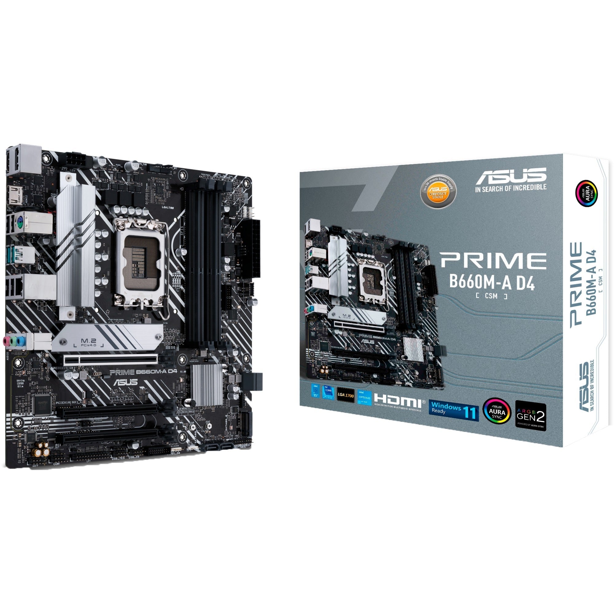 Asus Prime B660m- D4-csm Lga1700 Bundkort Geekd Dk