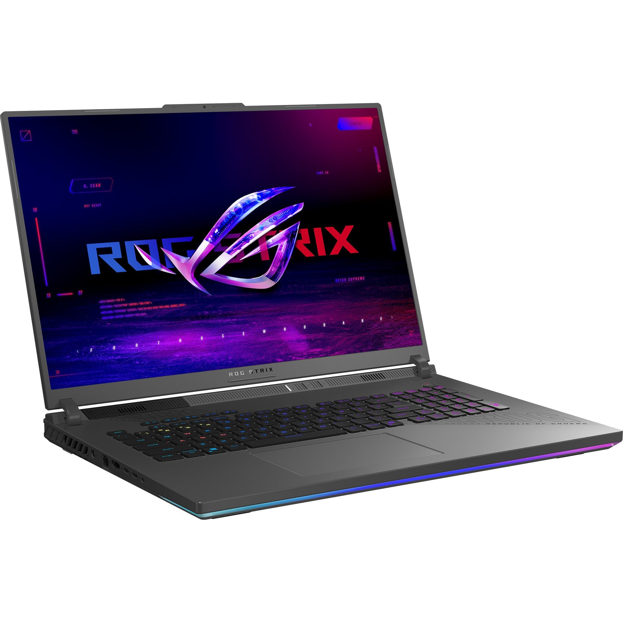 Asus Rog Strix G18 G814pm-s9010w Bærbar Med Tysk De-layout Geekd Dk