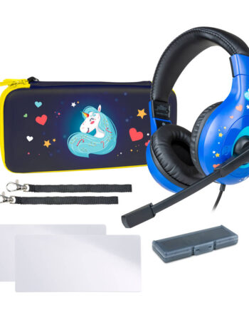 Bigben Essential Unicorn Pack Til Nintendo Switch   Lite Konsol Tilbehør Geekd Dk