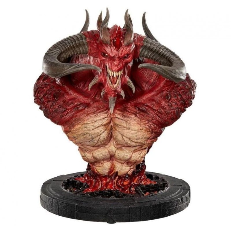 Blizzard Diablo Ii   Lord Of Terror Bust 20 Th Anniversary Figur Geekd Dk
