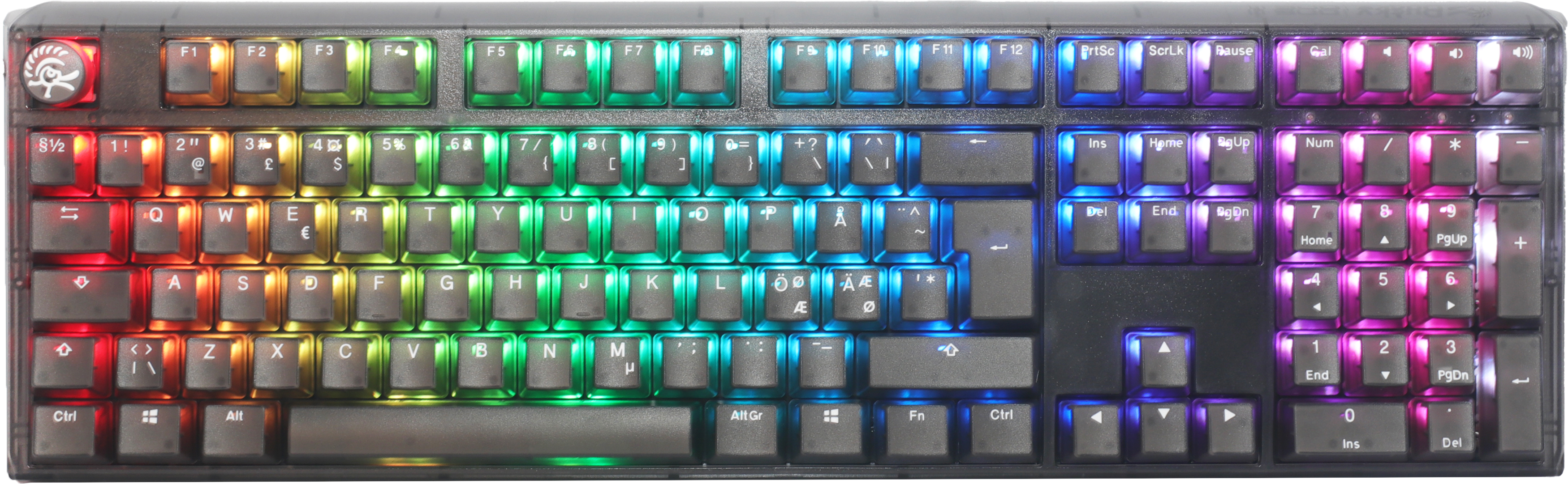 Ducky One   Aura Black Nordic Fullsize Gateron Baby Kangaroo- Rgb Tastatur Geekd Dk