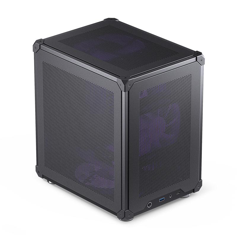 Jonsbo C6 Matx-kabinet   Sort Geekd Dk