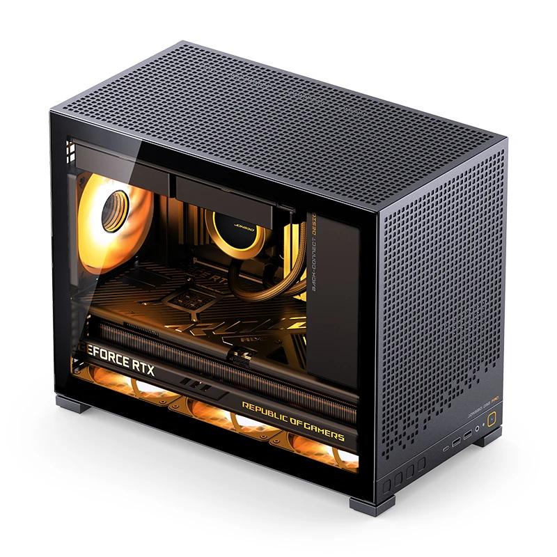 Jonsbo D32 Pro Matx-kabinet   Sort Geekd Dk