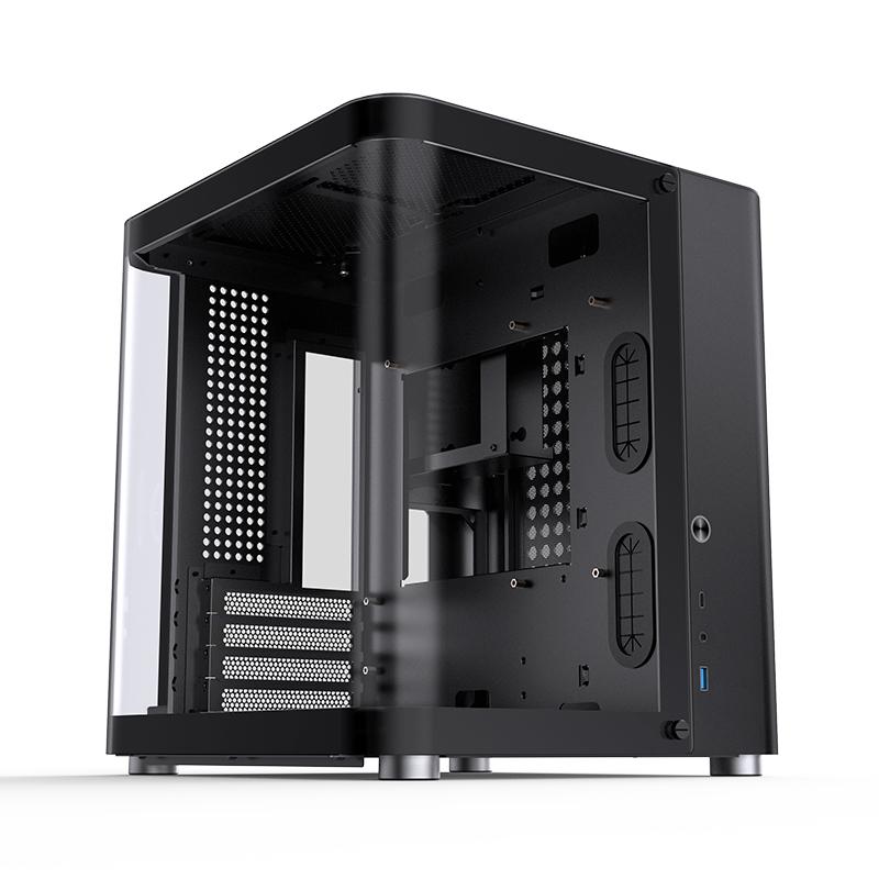 Jonsbo Tk-  Matx-kabinet   Sort Geekd Dk