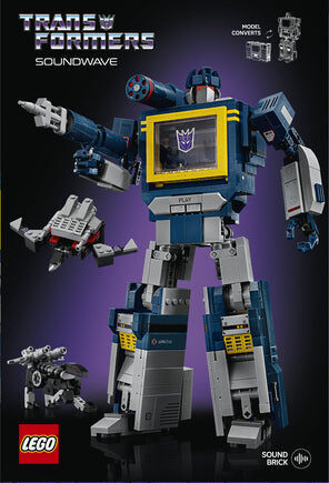 Lego Icons Transformers: Soundwave Geekd Dk