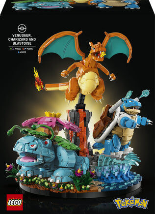 Lego Pokémon Venusaur  Charizard Og Blastoise Geekd Dk