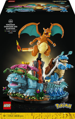 Lego Pokémon Venusaur Charizard Og Blastoise Geekd Dk