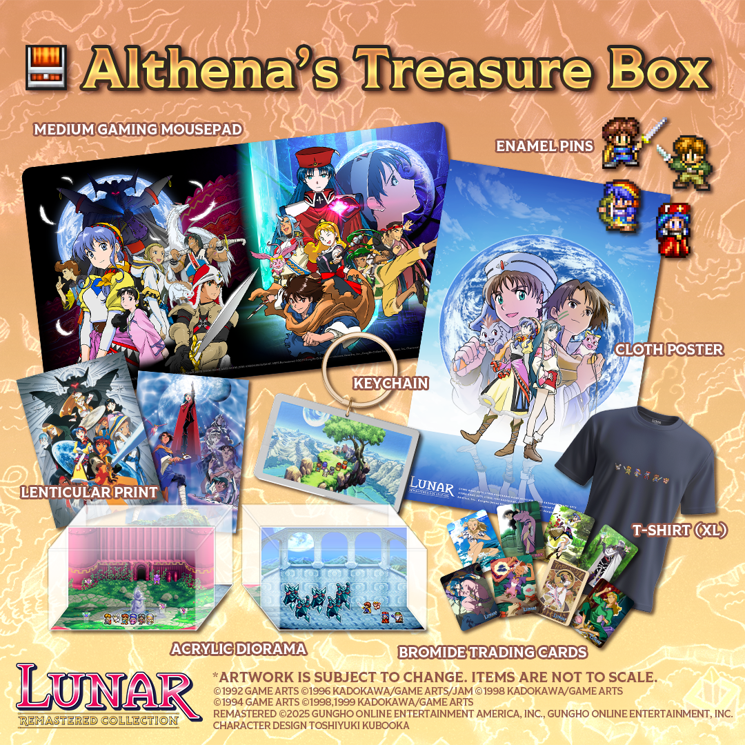 Lunar Remastered Collection   Althena Apos   Treasure Box   Uden Spil Merchandise Geekd Dk