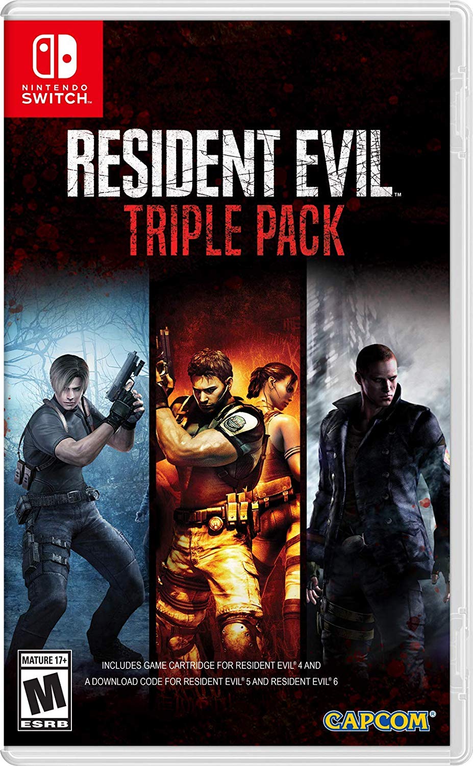 Resident Evil Triple Pack Nintendo Switch Import Nintendo Switch Spil Geekd Dk