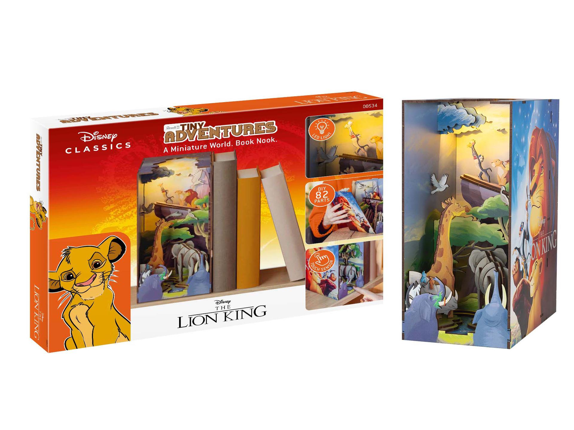 Revell Tiny Adventures Disney Løvernes Konge Book Nook Byggesæt Geekd Dk