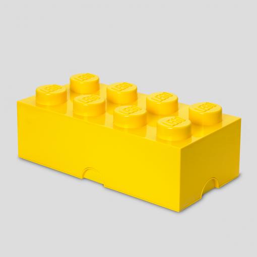 Room Copenhagen Lego Storage Brick Yellow Rc40041732 Opbevaringskasse Geekd Dk
