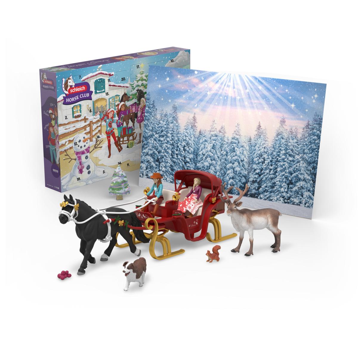 Schleich Horse Club Julekalender Christmas Sleigh Ride Geekd Dk